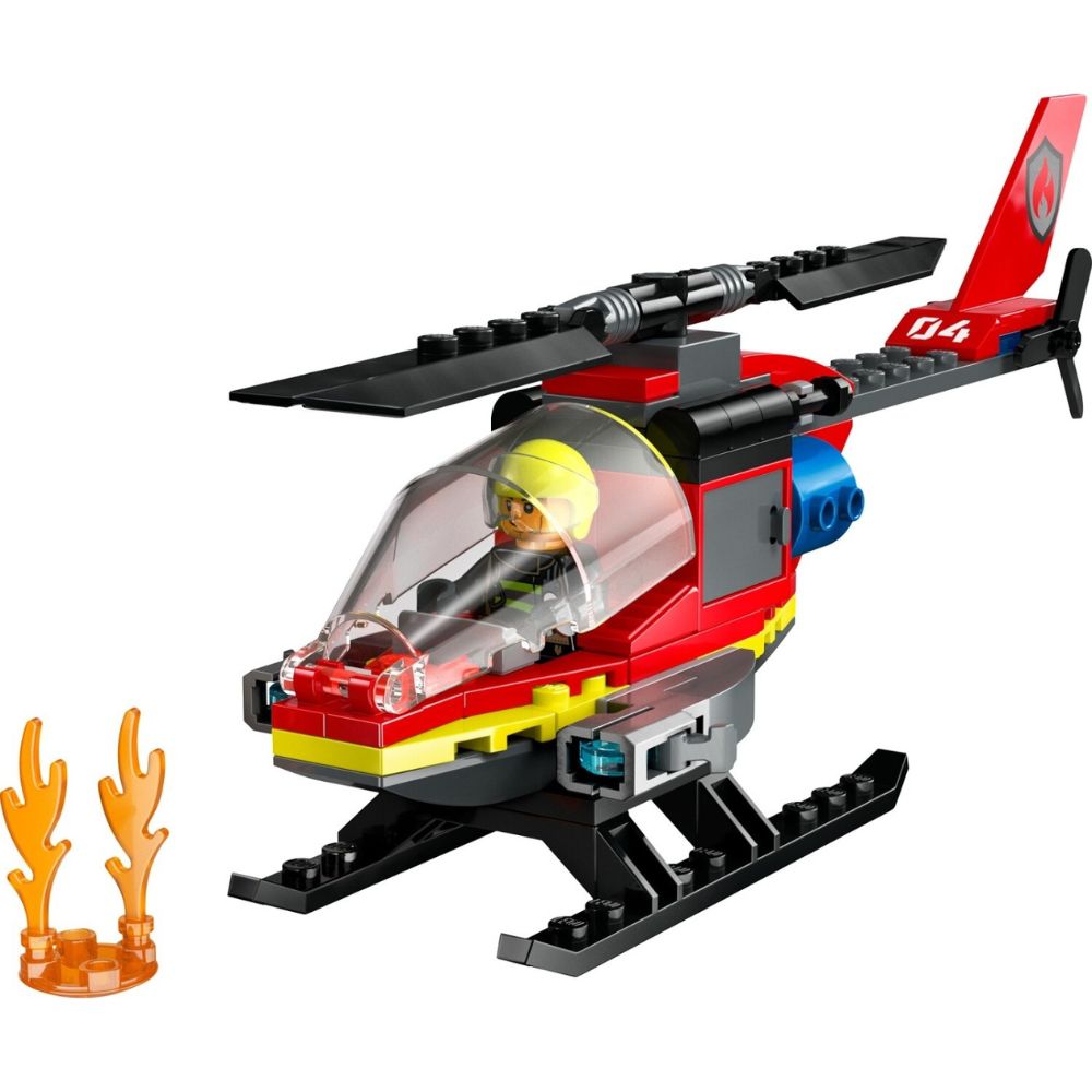 LEGO City Πυροσβεστικό Ελικόπτερο Διάσωσης 60411 - LEGO