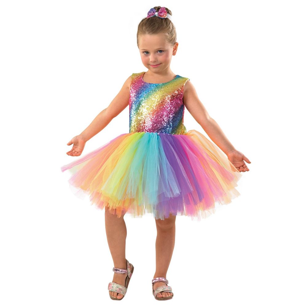 Fun Fashion Αποκριάτικη Στολή Ουράνιο Τόξο Tutu μεγ.06 20306 - Fun Fashion