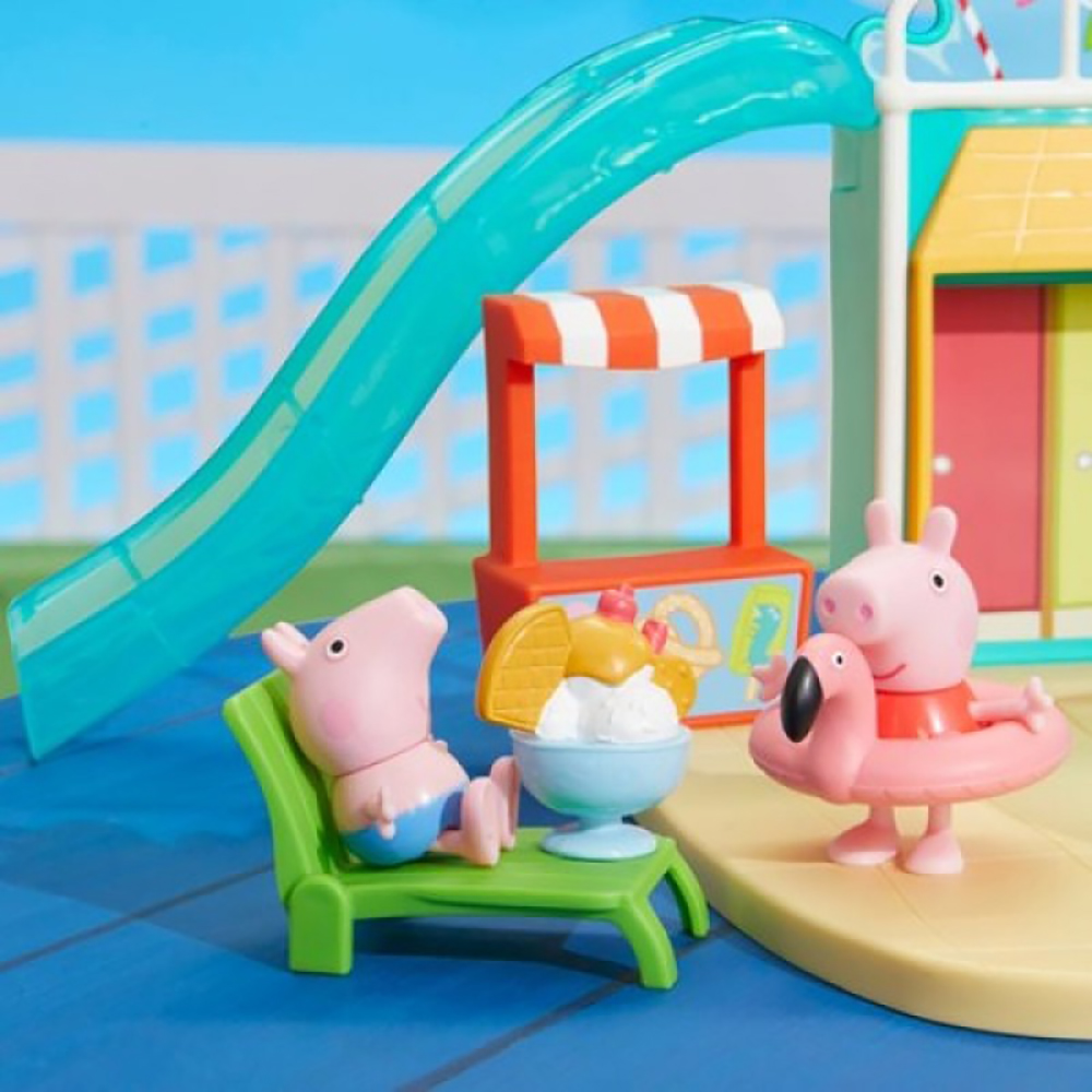 Λαμπάδα Peppa Pig Peppa's Waterpark Playset F6295 - Peppa Pig