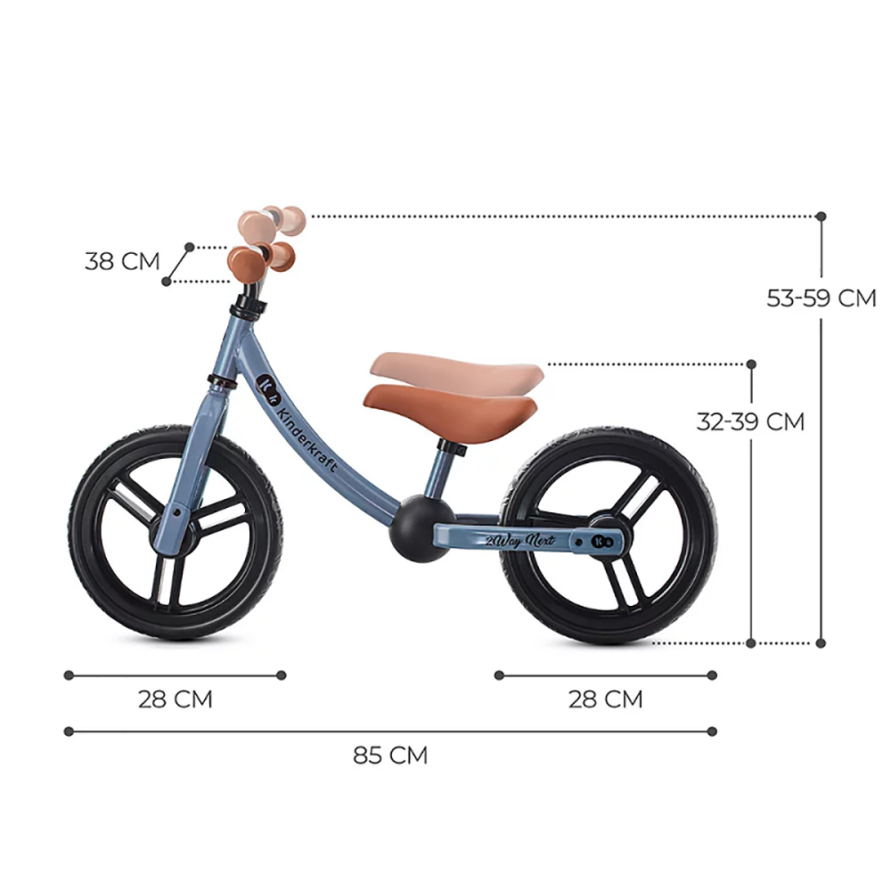 Ποδηλατάκι ισορροπίας 2Way Next Blue Sky - Kinderkraft