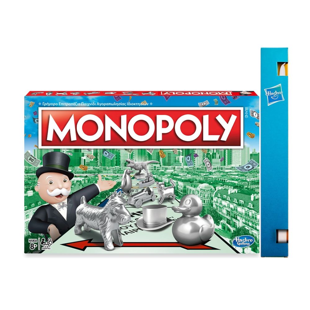 Λαμπάδα Hasbro Επιτραπεζιο Monopoly Classic Ελληνική Έκδοση C1009 - Hasbro Gaming