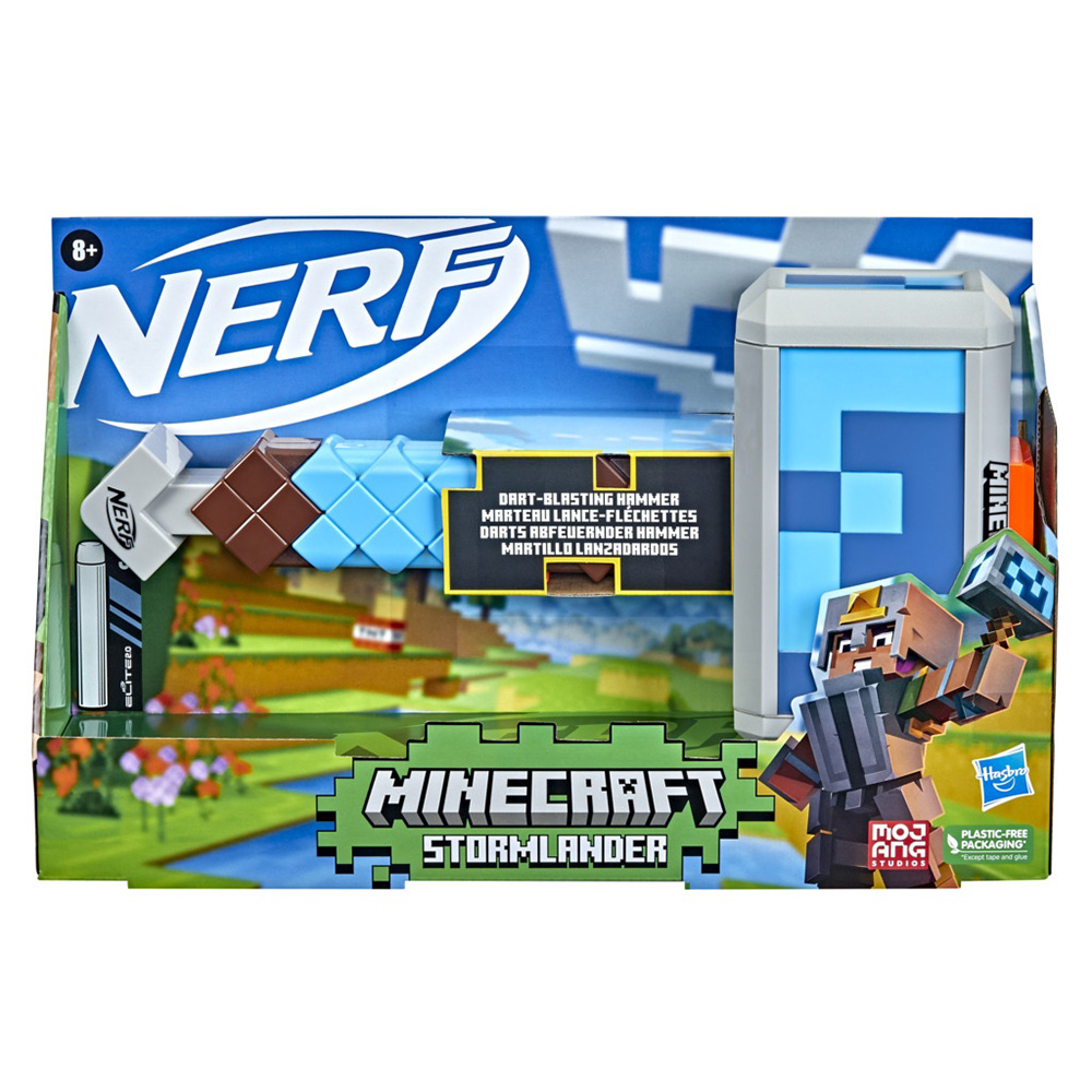 Nerf Εκτοξευτής Stormlander Minecraft για 8+ Ετών F4416 - NERF