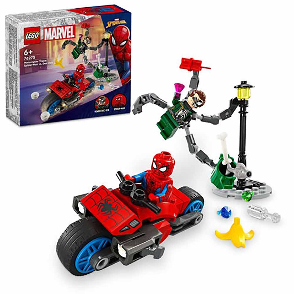 LEGO Super Heroes Motorcycle Chase: Spider-Man vs. Doc Ock 76275 - LEGO, LEGO Marvel Super Heroes
