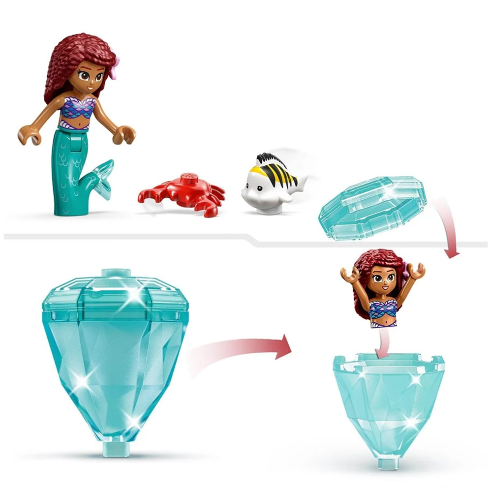 LEGO Disney Princess Ariel's Treasure Chest 43229 - LEGO, LEGO Disney Princess
