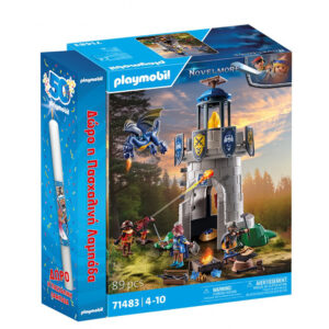 Λαμπάδα Playmobil  πύργος ιπποτών με δράκο και σιδηρουργό 71483 - Playmobil