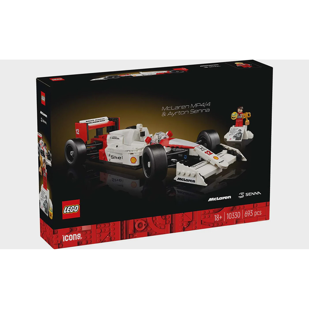 LEGO Icons McLaren MP4/4 & Ayrton Senna 10330 - LEGO, LEGO Icons