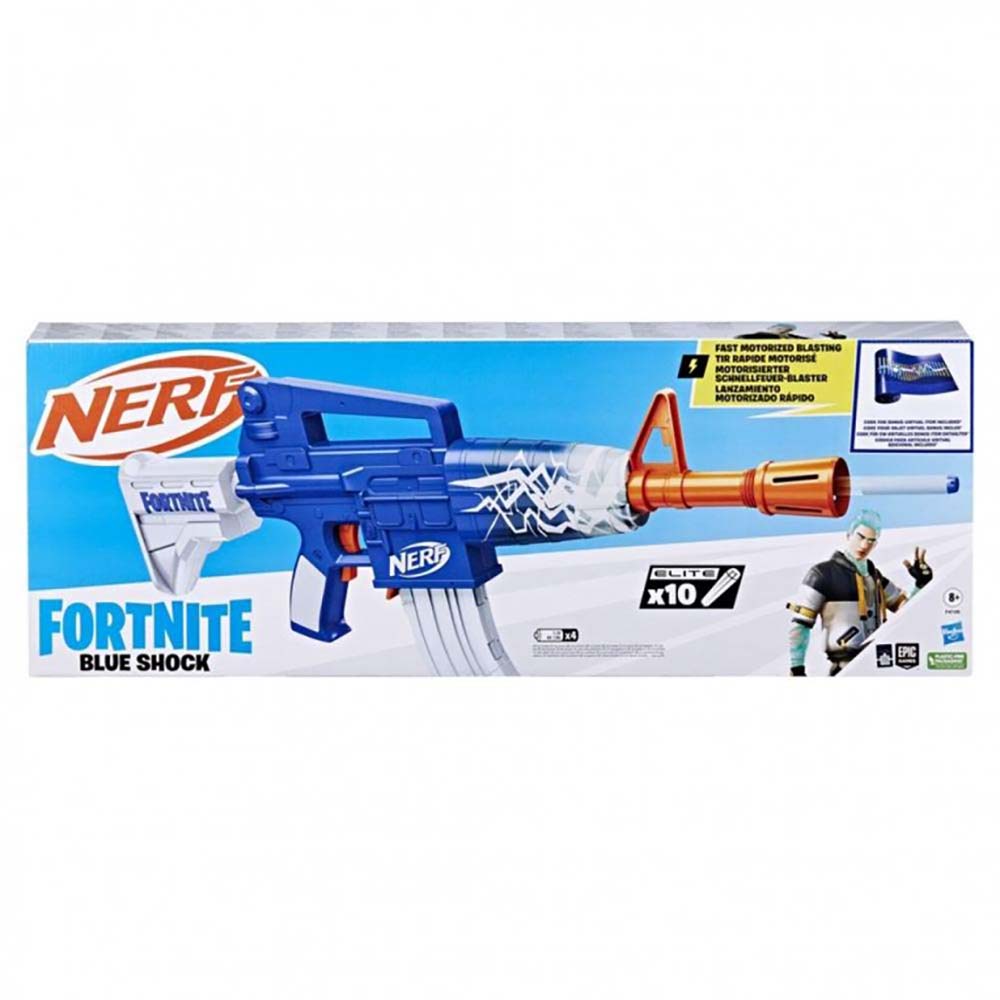 Nerf Εκτοξευτής Rad Ar Blue Shock Fortnite για 8+ Ετών F4108 - NERF