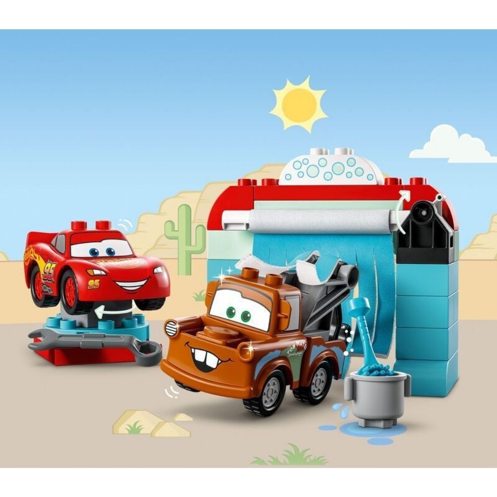 Lego Duplo Lightning McQueen & Mater's Car Wash Fun για 2+ ετών 10996 - LEGO