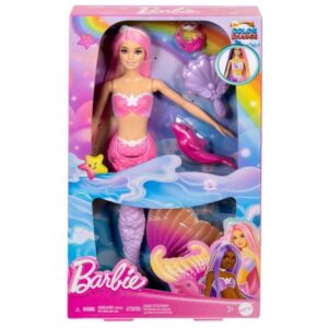 Barbie γοργόνα μαγική μεταμόρφωση κούκλα με αλλαγή χρώματος HRP97 - Barbie