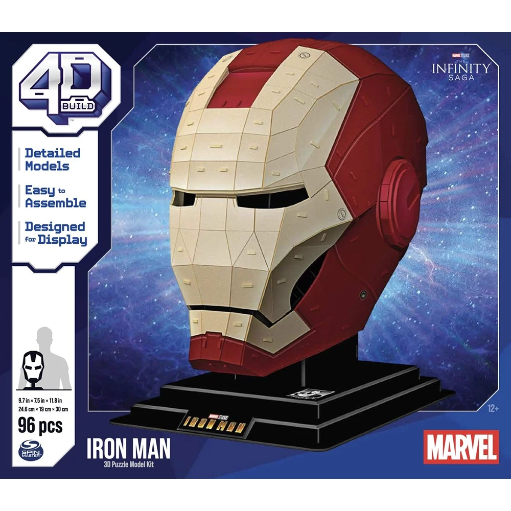 Marvel - Κράνος Iron Man 4D Παζλ, 6069819 - Marvel