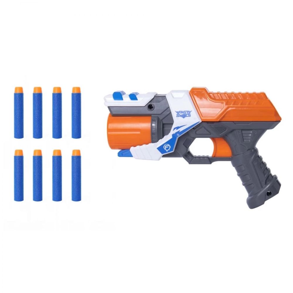 Fast Shots - Ultimate Zeta With 8 Foam Darts, 590045 - Just Toys