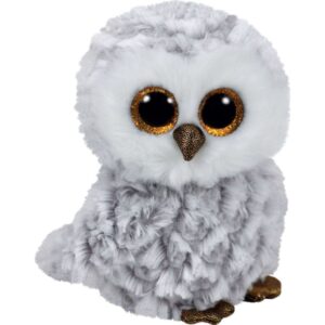 TY Beanie Boos -Χνουδωτό  Owlette Κουκουβάγια Άσπρη 15 cm, 1607-37201 - AS Company