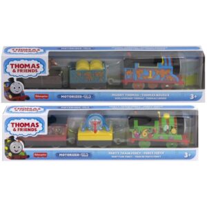 Mattel Τόμας Το Τρενάκι Μηχανοκίνητα Τρένα Με 2 Βαγόνια - Fisher-Price, Thomas and Friends