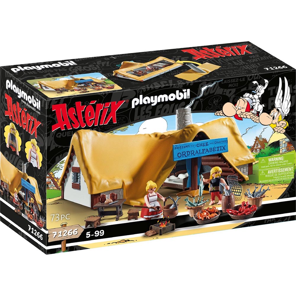 Playmobil Asterix: Η Καλύβα Του Ψαρά Αλφαβητίξ 71266 - Playmobil, Playmobil Asterix