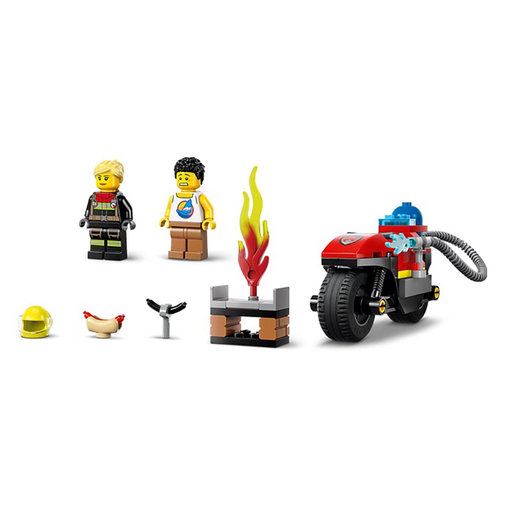 LEGO City Fire Rescue Motorcycle 60410 - LEGO, LEGO City