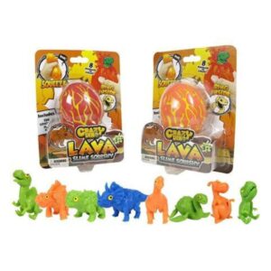 Crazy Dino Lava Egg σε Διάφορα Σχέδια, CD02 - Just Toys