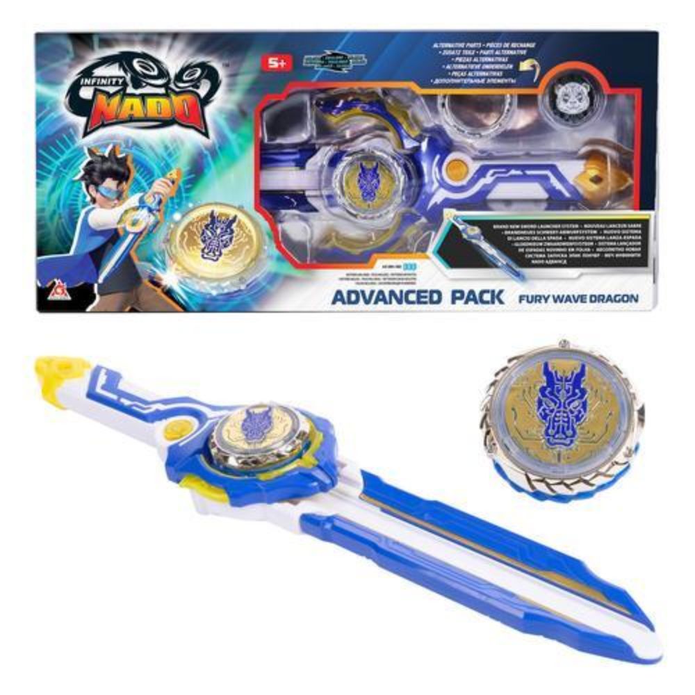 Infinity Nado - Series Vi Advanced Pack Fury Wave Dragon, 654130 - Infinity Nado