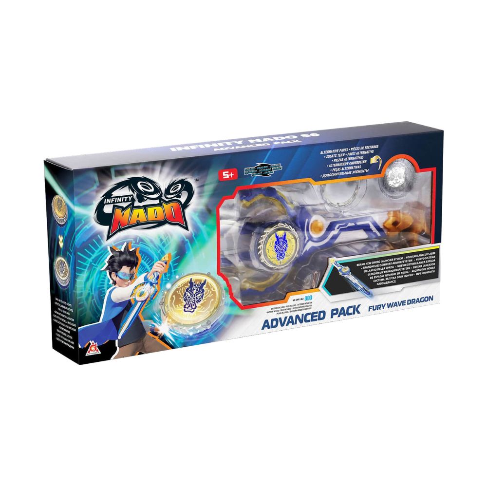 Infinity Nado - Series Vi Advanced Pack Fury Wave Dragon, 654130 - Infinity Nado