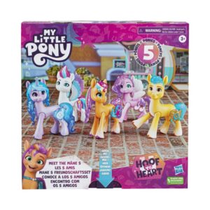Hasbro - My Little Pony: Hoof to Heart - Meet The Mane 5 , F3327 - My Little Pony