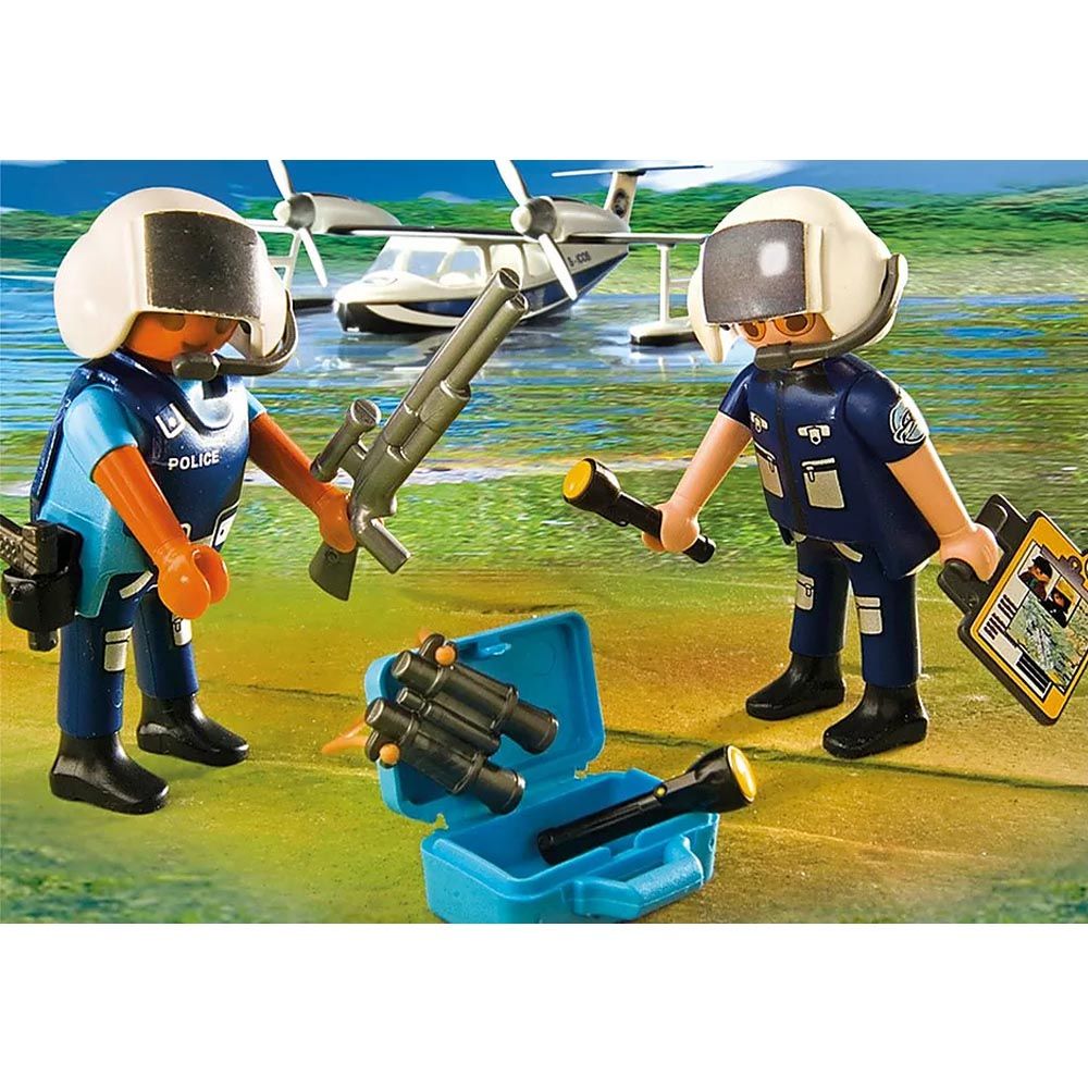 Playmobil - Action Αστυνομικό Υδροπλάνο, 4445 - Playmobil, Playmobil Action