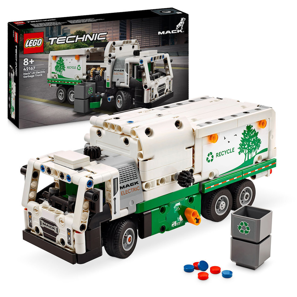 LEGO Technic Mack LR Electric Garbage Truck 42167 - LEGO, LEGO Technic