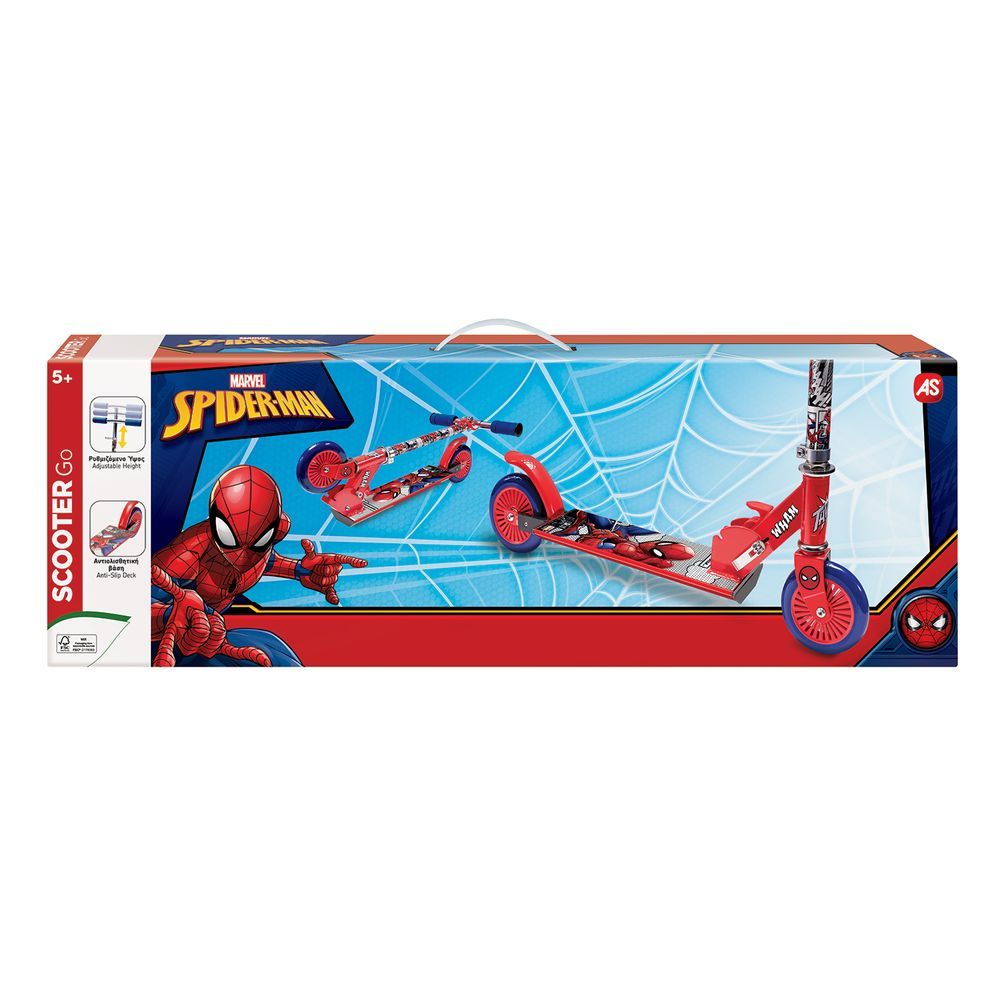 AS Παιδικό Πατίνι Με 2 Ρόδες Marvel Spiderman για 5+ Χρονών 5004-50255 - AS Company