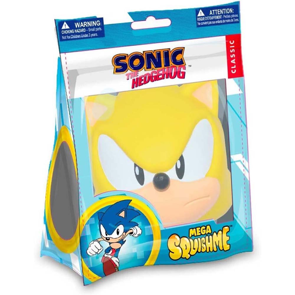 Sonic The Hedgehog Mega Squishme Anti-Stress Figure 15 cm (σχέδια) - Gama Brands