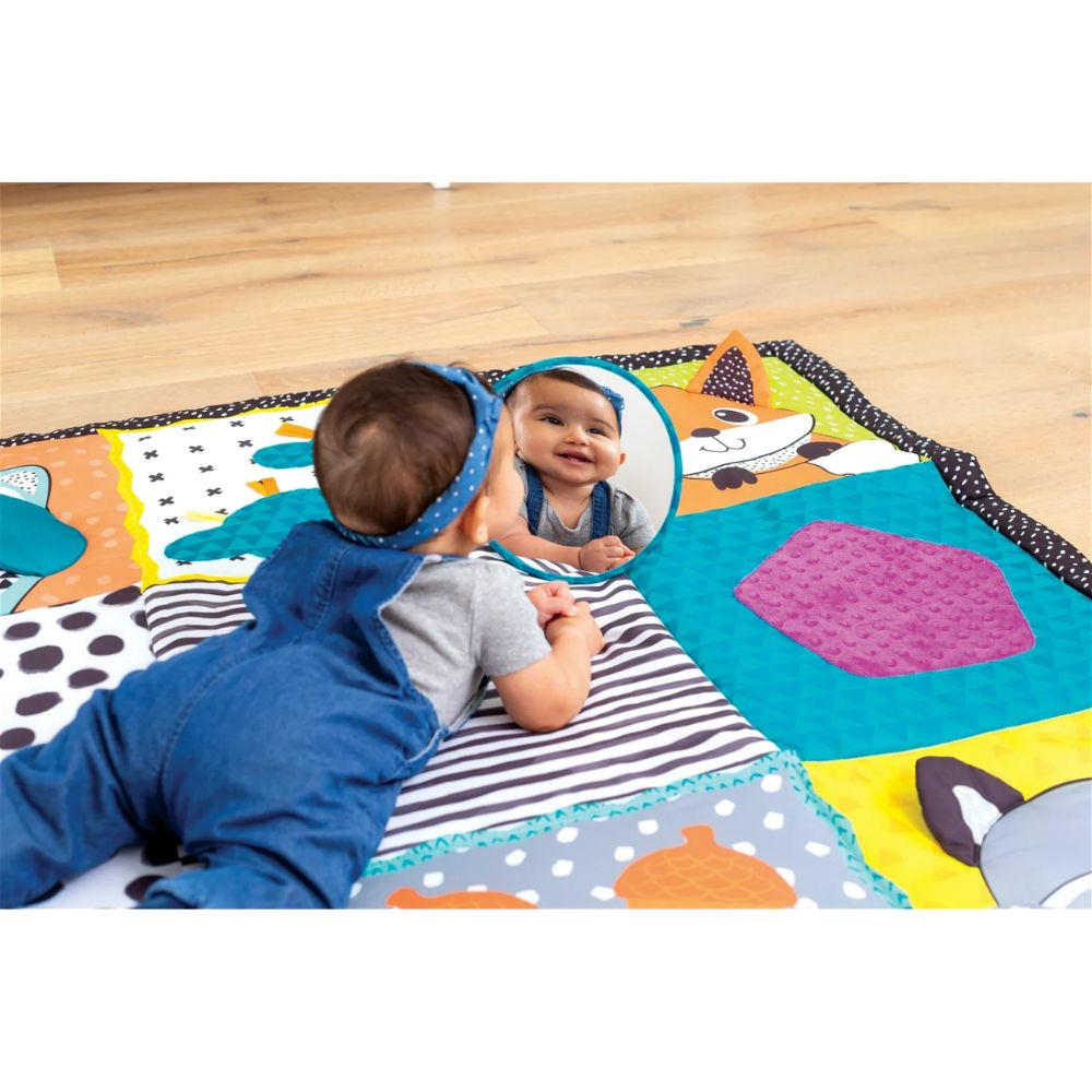 Infantino Fold & Go Giant Discovery Mat παιδική κουβέρτα παιχνιδιού, BBX313000 - Infantino