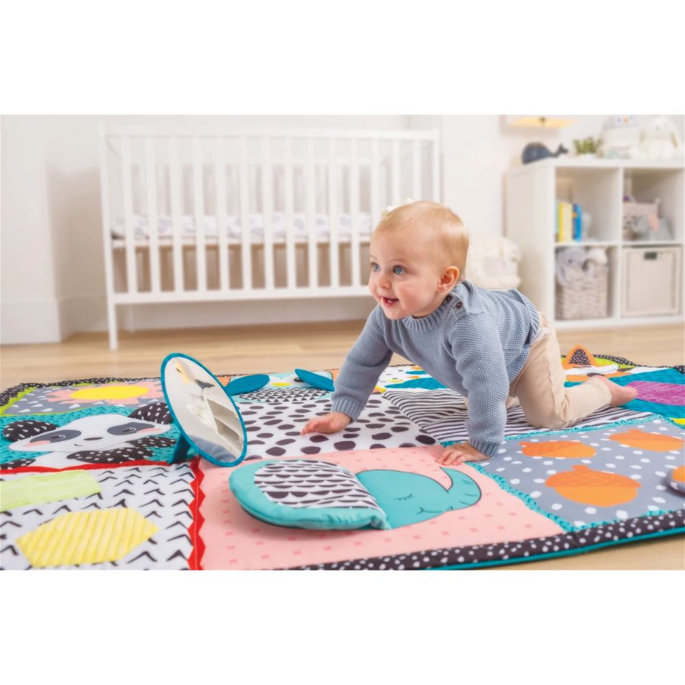 Infantino Fold & Go Giant Discovery Mat παιδική κουβέρτα παιχνιδιού, BBX313000 - Infantino