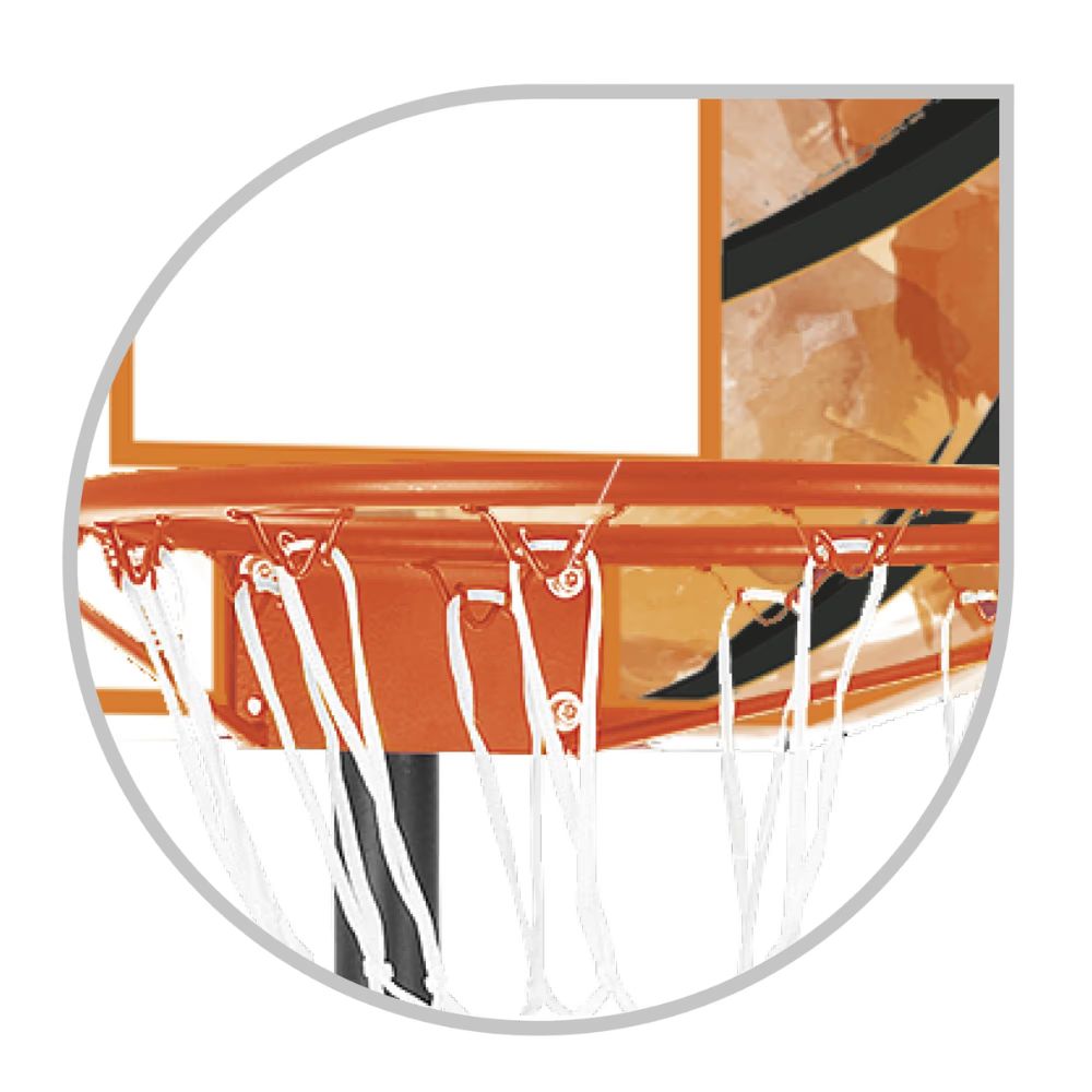Sun & Sport Μεταλλική Μπασκέτα 180-210 cm 1293837 - Sun & Sport