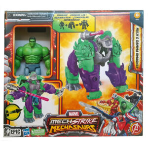 Hasbro Marvel Mech Strike: Mechasaurus - Hulk Action Figure 10cm F6600 - Marvel