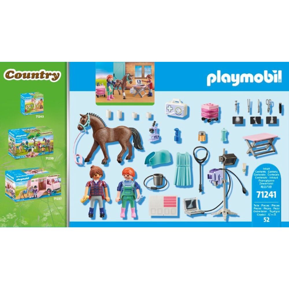 Playmobil Country - Κτηνιατρείο Αλόγων, 71241 - Playmobil, Playmobil Country