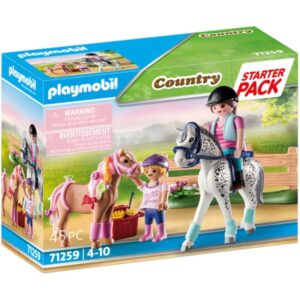 Playmobil - Starter Pack Φροντίζοντας Τα Άλογα, 71259 - Playmobil, Playmobil Country, Playmobil Starter Pack