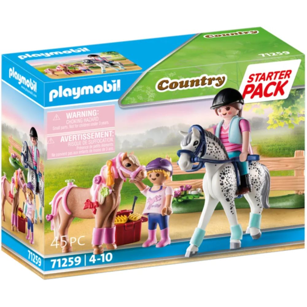 Playmobil - Starter Pack Φροντίζοντας Τα Άλογα, 71259 - Playmobil, Playmobil Country, Playmobil Starter Pack