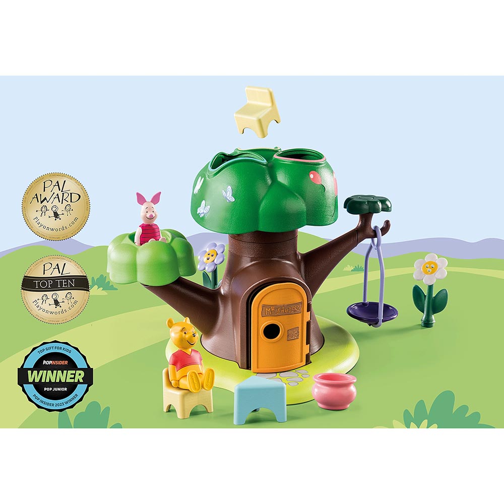 Playmobil 1.2.3 And Disney Winnie S Piglet S Tree House 71316 - Playmobil, Playmobil 1.2.3