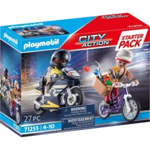 Playmobil - Starter Pack City Action Αστυνομική Καταδίωξη Ληστή Κοσμημάτων, 71255 - Playmobil, Playmobil City Action, Playmobil Starter Pack