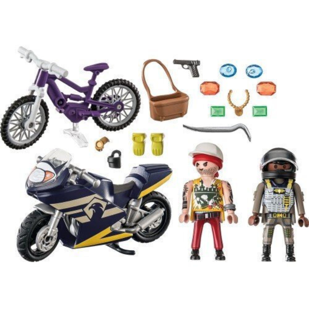 Playmobil - Starter Pack City Action Αστυνομική Καταδίωξη Ληστή Κοσμημάτων, 71255 - Playmobil, Playmobil City Action, Playmobil Starter Pack