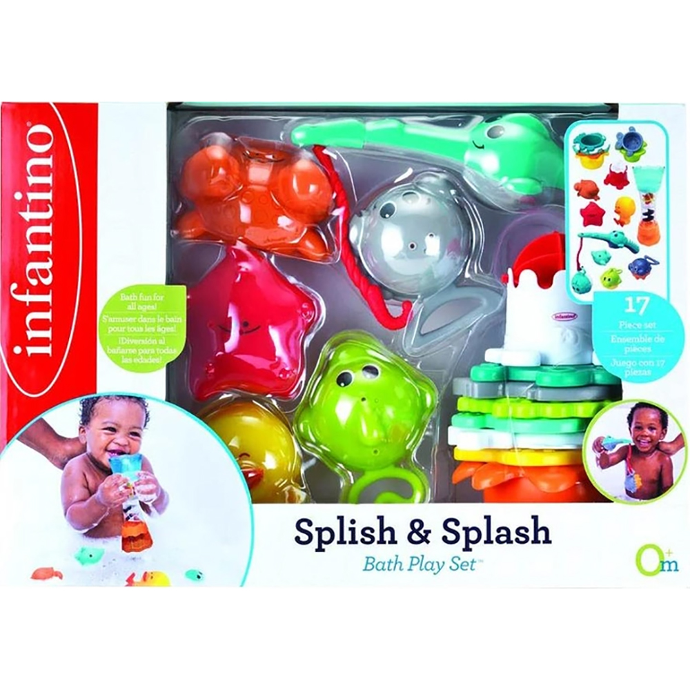 Infantino Splish & Splash Παιχνίδι Ψαρέματος για Νεογέννητα - Infantino