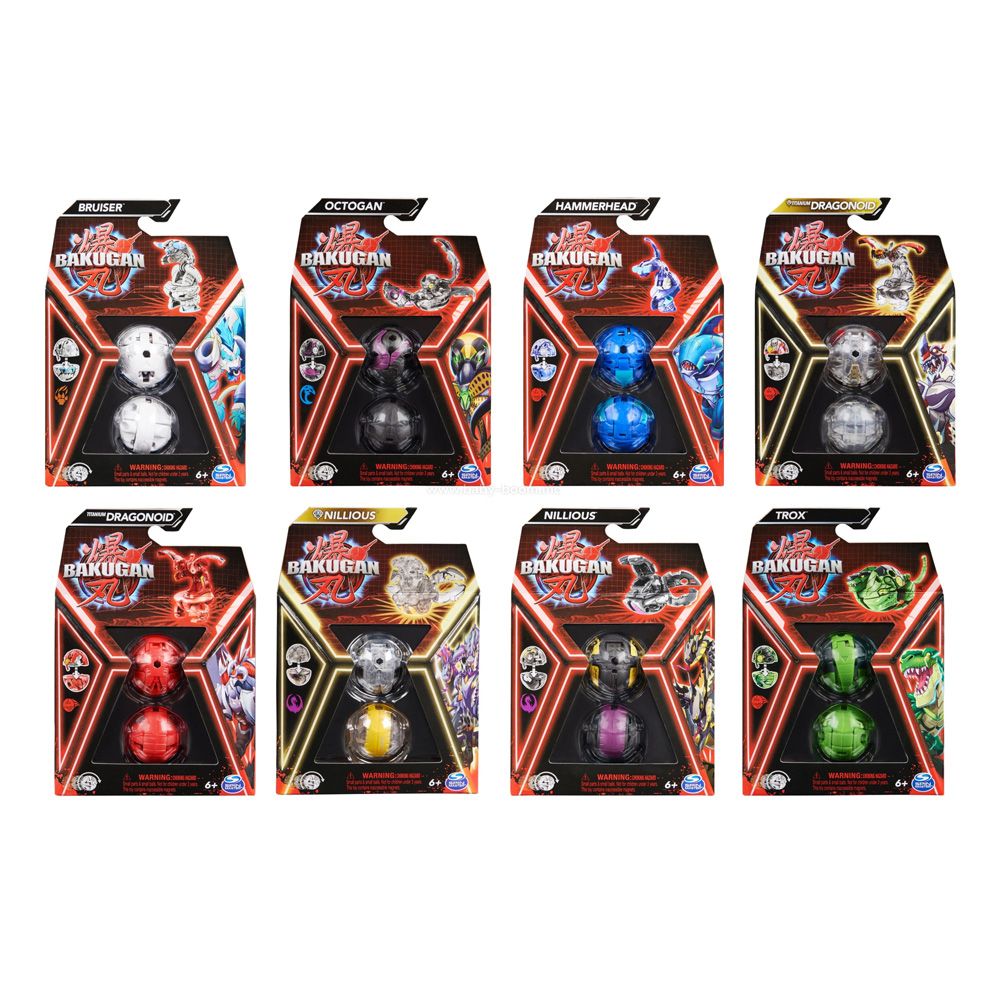 Bakugan - 3.1 Βασική Σφαίρα σε Διάφορα Σχέδια, 6066716 - Bakugan