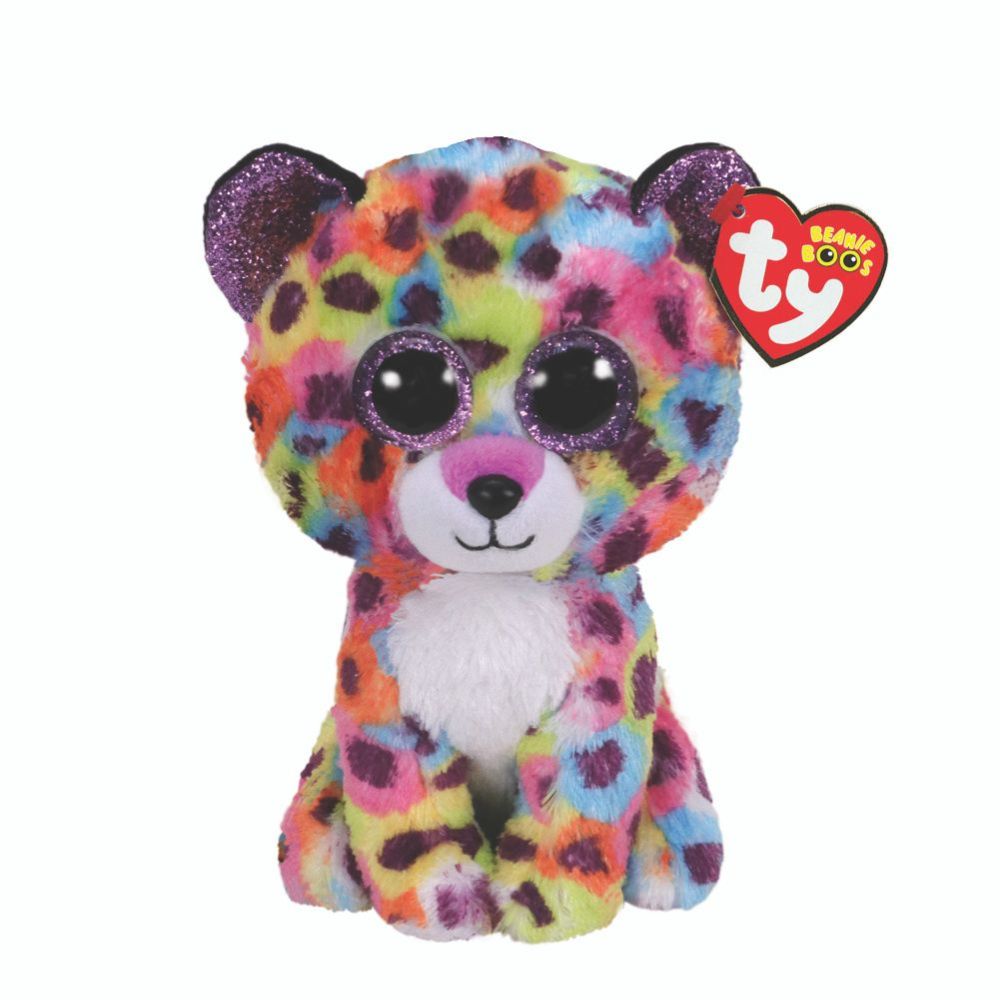 TY Beanie Boos - Χνουδωτό Λεοπάρδαλη Giselle Κερατοειδή Πολύχρωμη 15εκ, 1607-36284 - AS Company