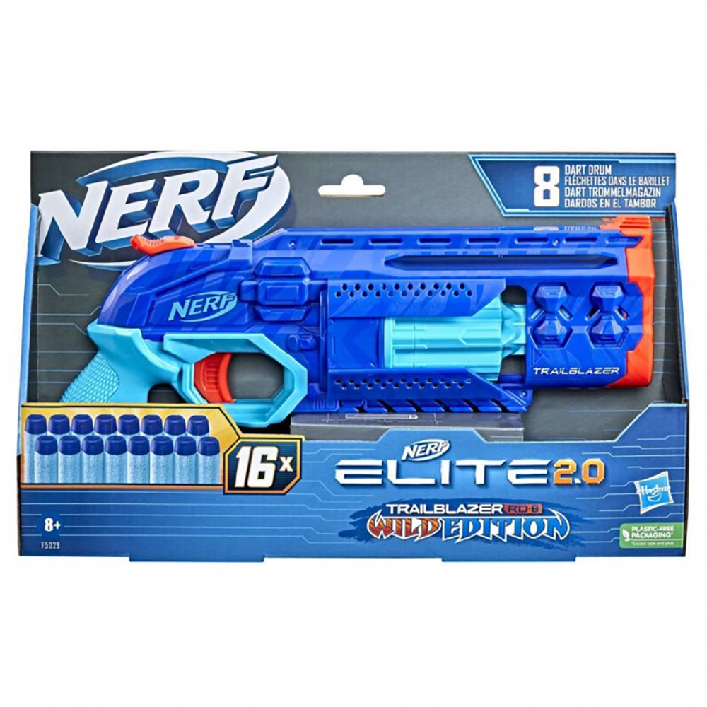 NERF Nerf Elite 2.0 Εκτοξευτής Wild Edition Trailblazer RD-8 F5029