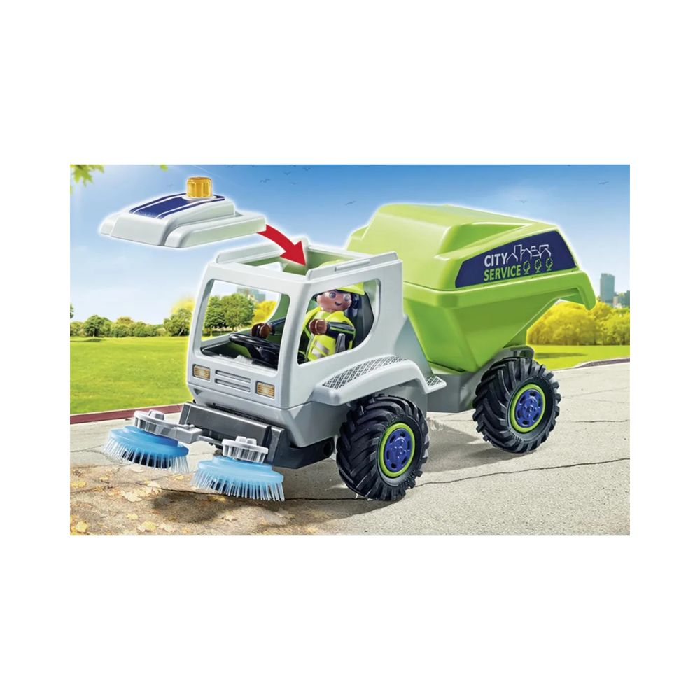 Playmobil City Action - Όχημα καθαρισμού δρόμων, 71432 - Playmobil, Playmobil City Action