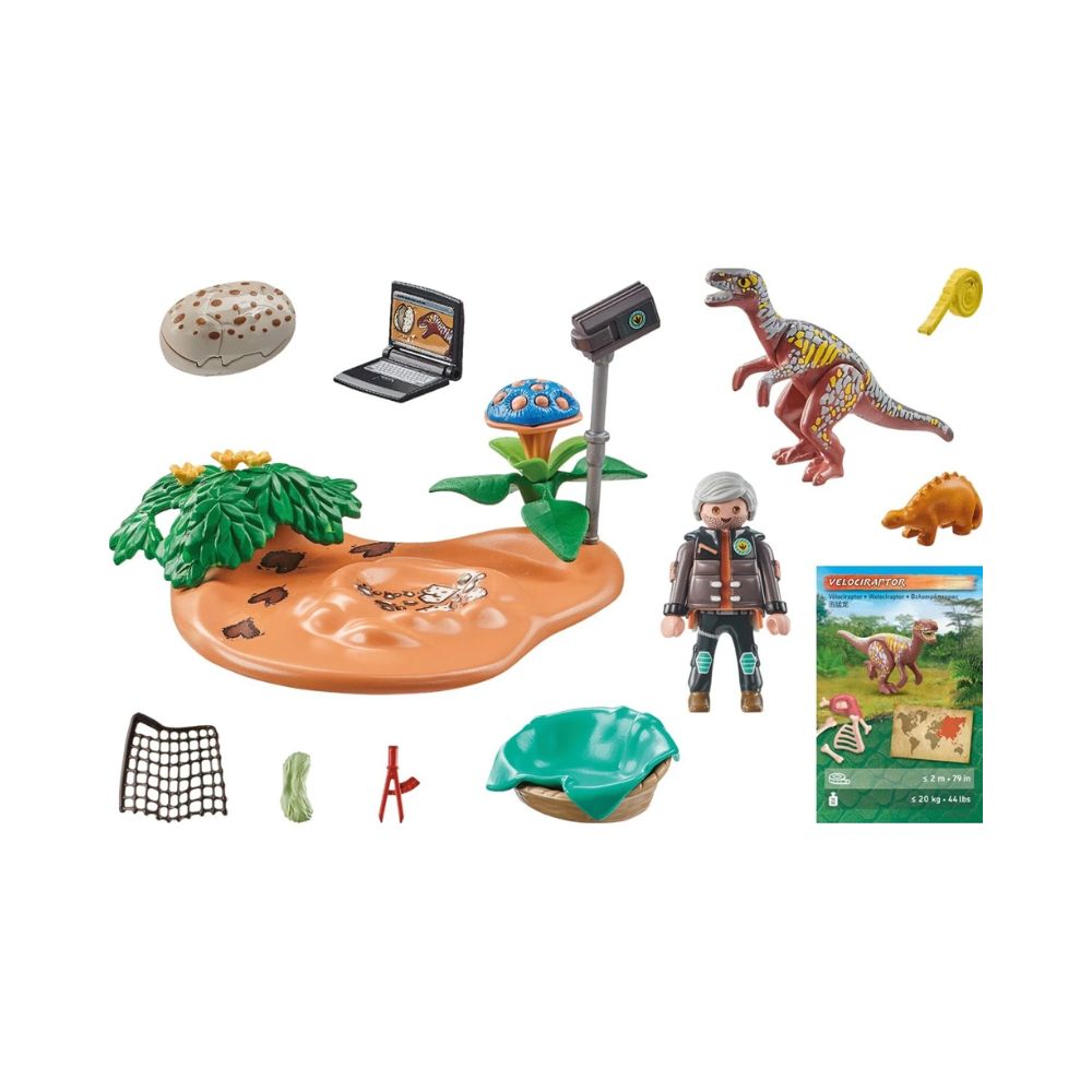 Playmobil Dinos - Φωλιά Στεγόσαυρου και Κλέφτης Αυγών, 71526 - Playmobil, Playmobil Dinos