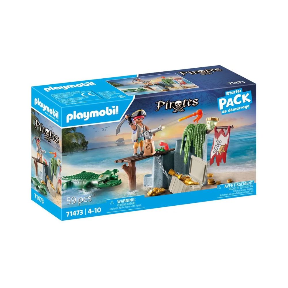 Playmobil Pirates Starter Pack - Πειρατής με Αλιγάτορα, 71473 - Playmobil, Playmobil Pirates, Playmobil Starter Pack