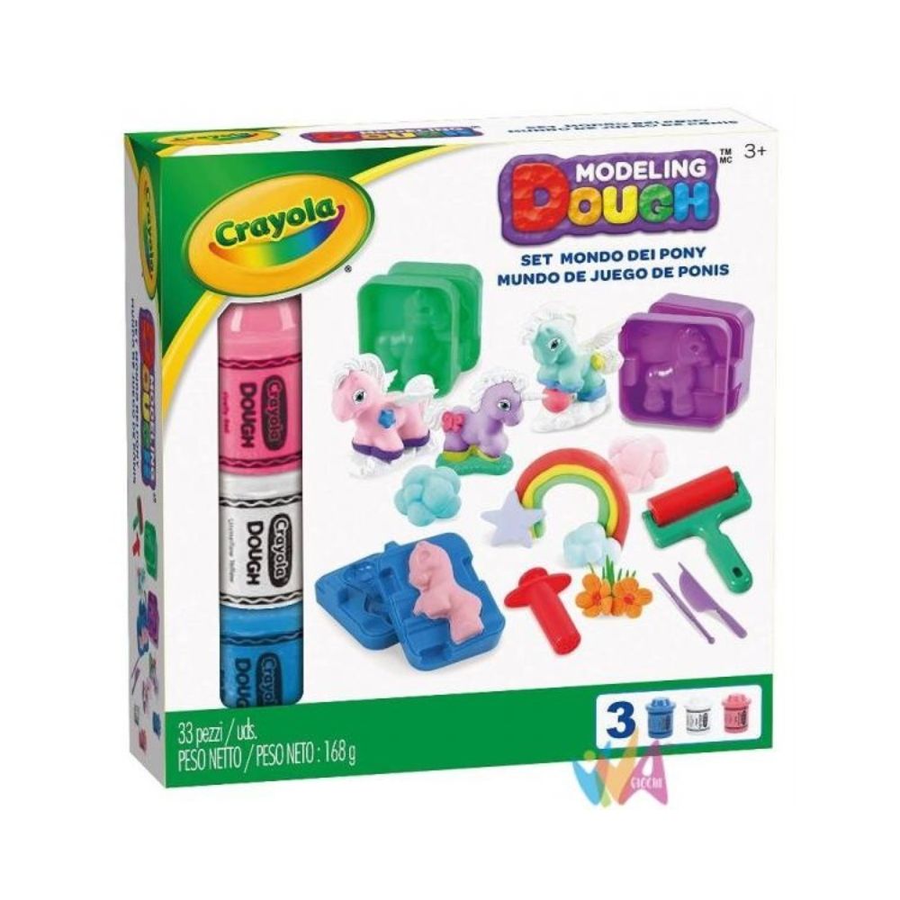 Crayola -  Σετ World of Pony πηλός μοντελοποίησης, A1-1018 - Crayola