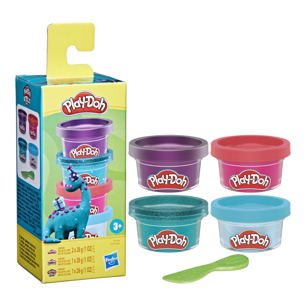 Play-Doh πολύχρωμα μίνι βαζάκια F7172 - Play-Doh