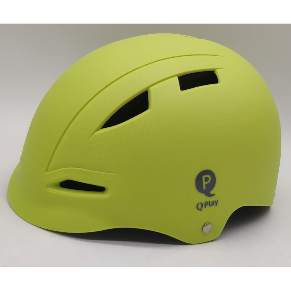 QPlay Manbo Παιδικό Προστατευτικό Κράνος για Ποδήλατο-Scooter Πατίνι πράσινο - QPLAY
