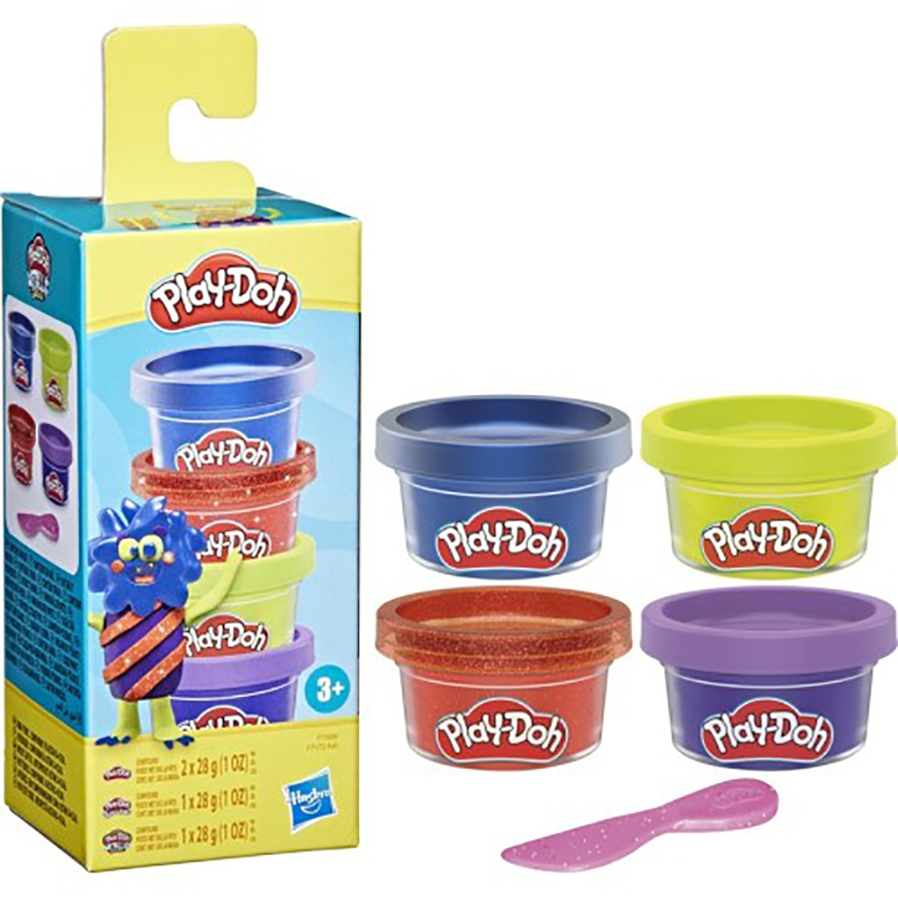 Play-Doh πολύχρωμα μίνι βαζάκια F7172 - Play-Doh