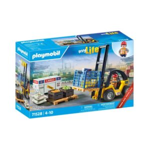 Playmobil City Action - Περονοφόρο Ανυψωτικό Όχημα με Φορτία, 71528 - Playmobil, Playmobil City Action