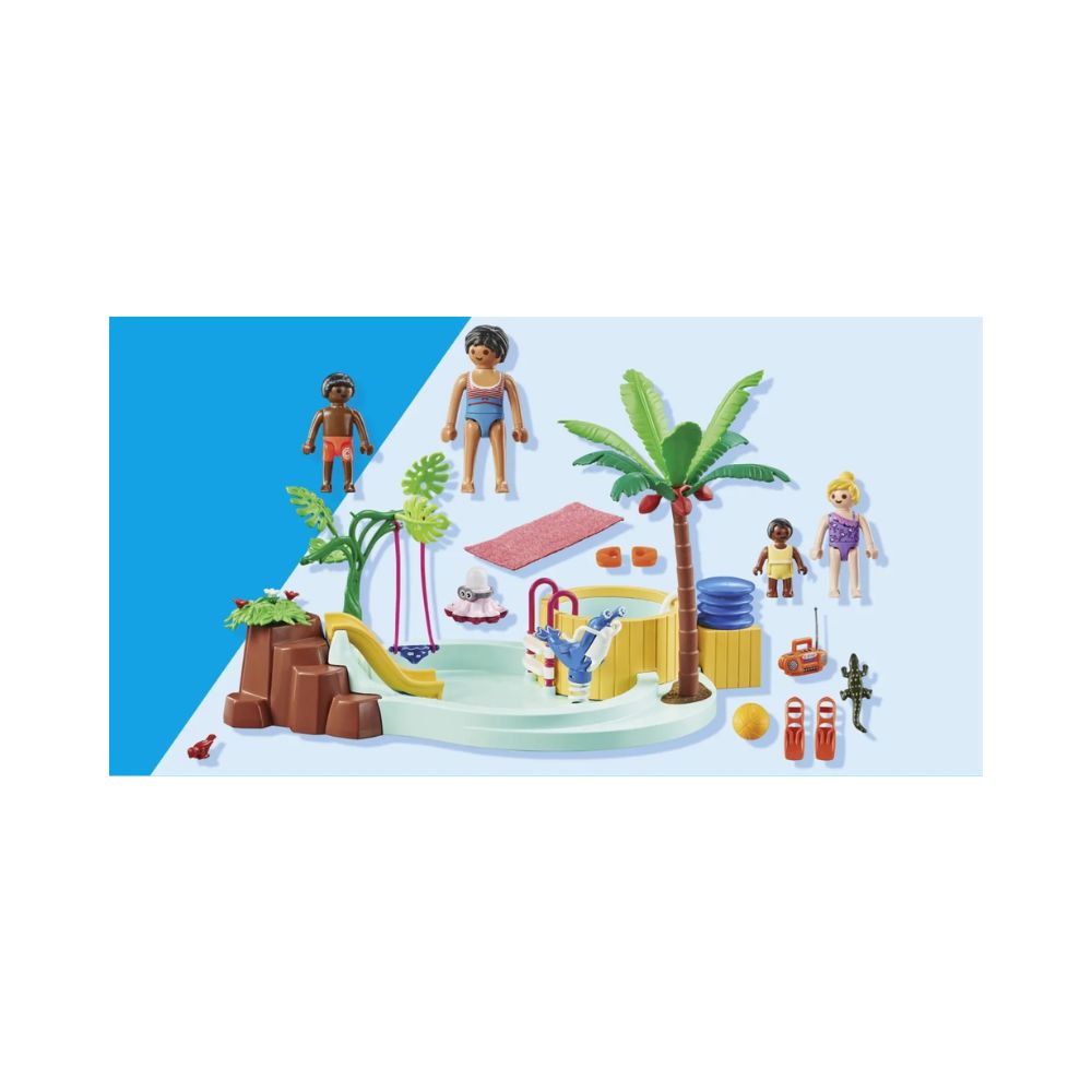 Playmobil - Παιδική Πισίνα με Υδρομασάζ, 71529 - Playmobil